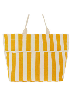 accessorize mustard bag 2026 Buy Accessorize London Woven Stripe Mustard Tote Bag Online