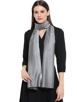 Tossido - Grey Two Tone Reversible Modal Stole