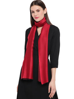 Tossido - Red Two Tone Reversible Modal Stole