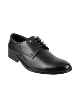 Metro - Mens Black Formal Lace-Ups ShoesMetro Menswear Black Solid Lace-Ups