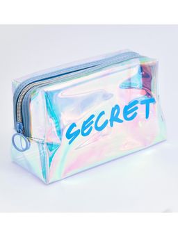 Visual Echoes - Visual Echoestm Glam It Up Secret Holographic Multi-Purpose Make Up Travel Pouch Blue
