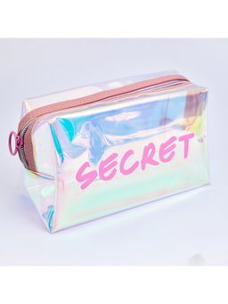 Visual Echoes - Visual Echoestm Glam It Up Secret Holographic Multi-Purpose Make Up Travel Pouch Pink