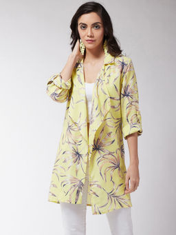 Magre - Yellow Printed Shrug