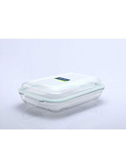 Glasslock - Plus Airtight Break Resistant Food Storage Container,Plus, Rectangle, 350 ml