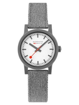 Mondaine - Classic Hours Analog Dial Color White Women's Watch- MS1.32110.LU