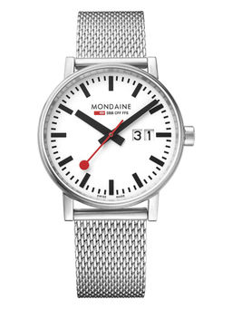 Mondaine - Evo Date Analog Dial Color White Men's Watch- MSE.40210.SM