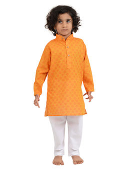 Maharaja - Kids Ethnic Pure Cotton Kurta Pyjama (Set of 2) For Baby Boys