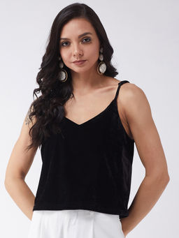 Magre - Black Solid Top