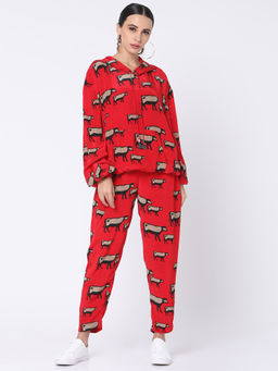 Masaba - Red Cow Trackee Set (Set of 2)