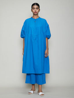 Mati - Acra Tunic and Pant - Blue (Set of 2)