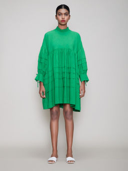 Mati - Avira Aakaar Dress-Green