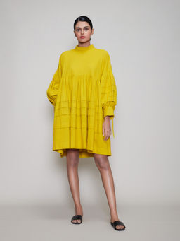 Mati - Avira Aakaar Dress-Yellow
