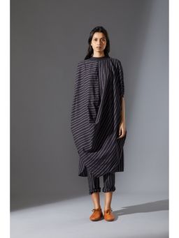 Mati - Black Stripes Dress