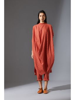 Mati - Orange Stripes Pant and Top (Set of 2)