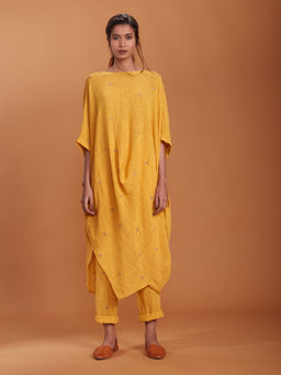 Mati - Yellow Cowl Tunic - Customisable