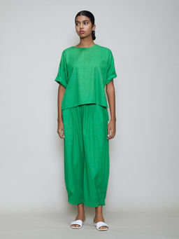 Mati - Ekin & Hera Top And Pant-Green (Set of 2)