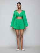 Green color option, Sold out, Currently selected
