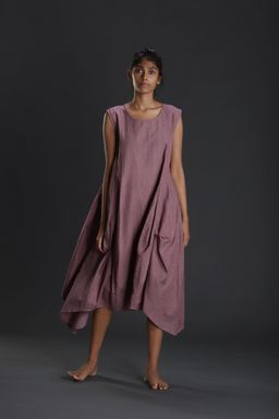 Mati - Mauve Kalidar Aakaar Dress - Customisable