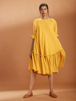 Mati - Yellow Chatri Akaar Dress - Customisable