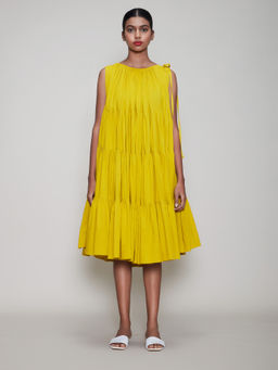 Mati - New Vena Dress-Yellow