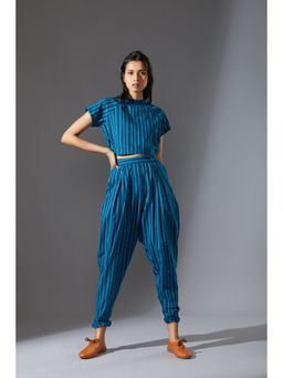 Mati - Blue Stripes Pant and Top (Set of 2)