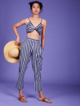 Mati - Lavender Stripes Pant - Customisable