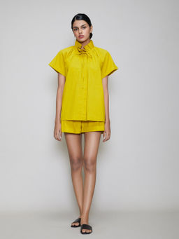 Mati - Solid Tora Shirt - Yellow