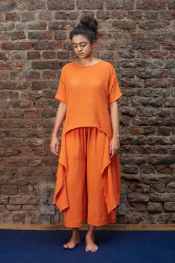 Mati - Orange Tuta Aakaar Shirt - Customisable