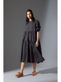 Mati - Black Stripes Dress