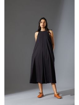 Mati - Black Solid Dress