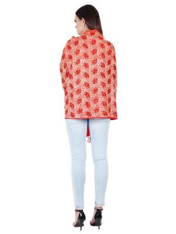 MUFFLY - Silky Pashmina Fine Wool Nalki Border Embroidered Needle Work Stole