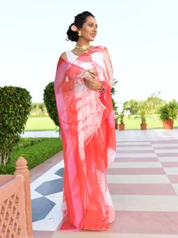 Mulmul.com - Mandevilla Chiffon Saree