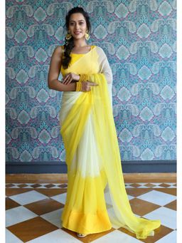 Mulmul.com - Cosmos Chiffon Saree