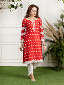 Red color option, Sold out, Currently selected