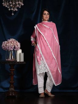 Mulmul - Cotton Fringe Chunni