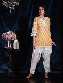 Mulmul - Cotton Embroidered Ivy Kurta