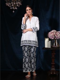 Mulmul - Cotton Embroidered Daphne Tunic