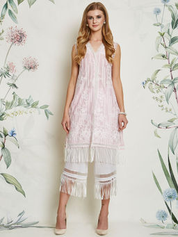 Mulmul - Pansy Pink Kurta