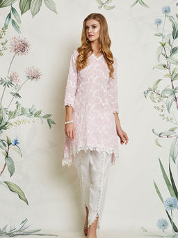 Mulmul - Jasmine Pink Kurta