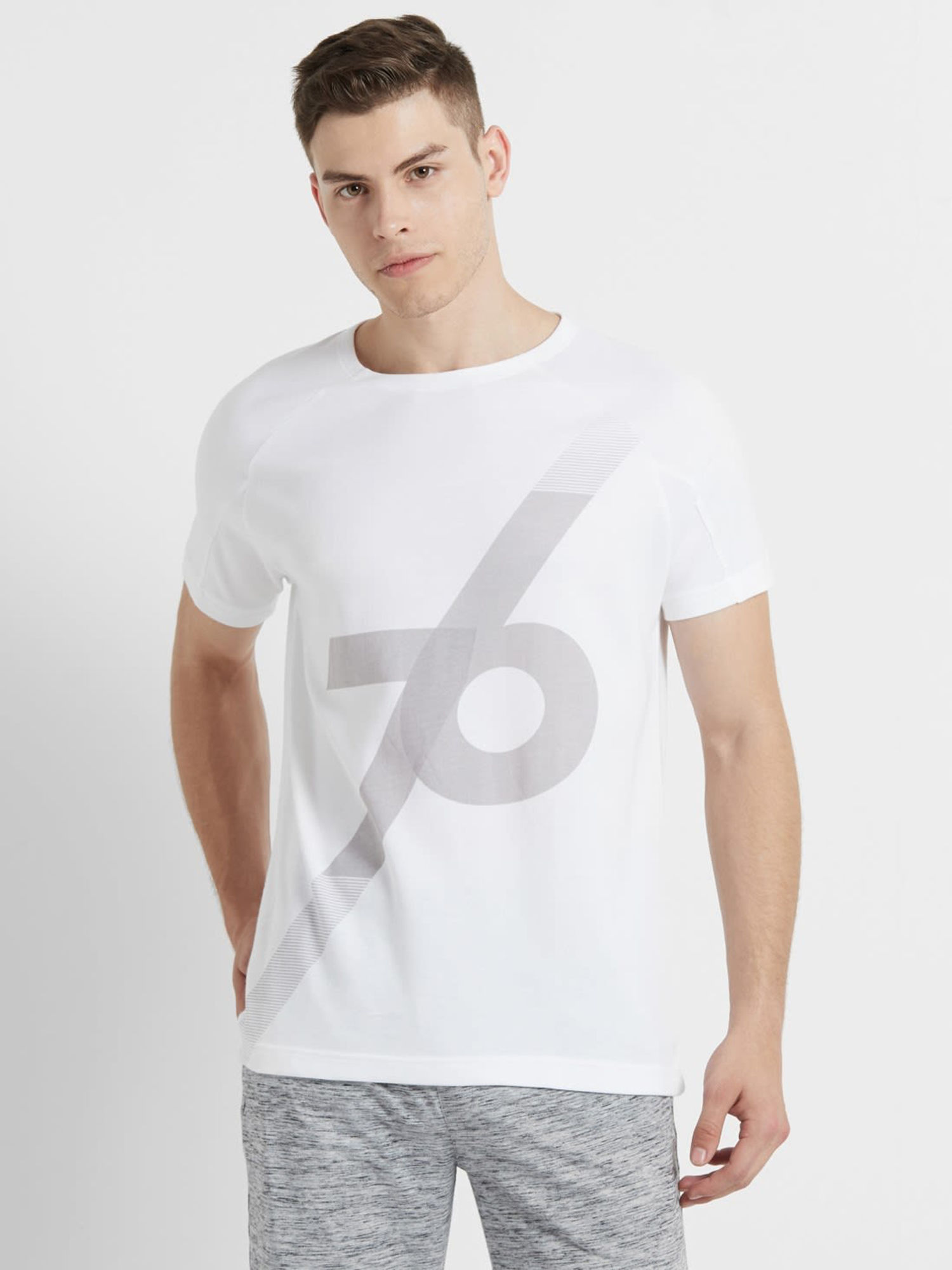 Jockey White Sport T-Shirt Online 