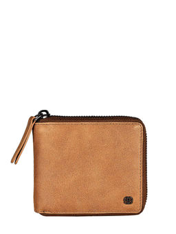 Eske - Aziel Bifold Zipped Mens Wallet Beige