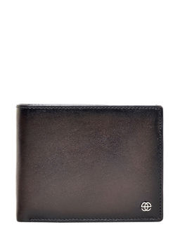 Eske - Ingrid Bi-Fold Genuine Leather Men's Wallet Dark Brown