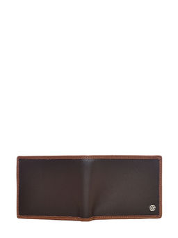 Eske - Kim Two Fold Genuine Leather Wallet For Men Tan Brown