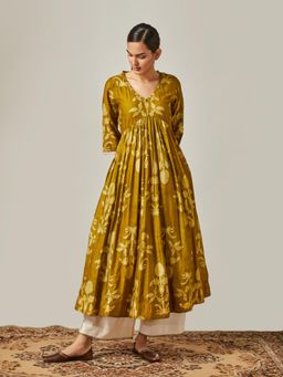 Myoho - Green Printed Kurta