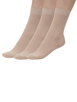 NEXT2SKIN - N2S NEXT2SKIN Women Regular Length Cotton Socks - Beige (Free Size)