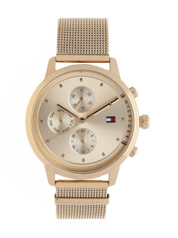 Tommy Hilfiger - Gold Round Dial Analog Watch - NBTH1781907