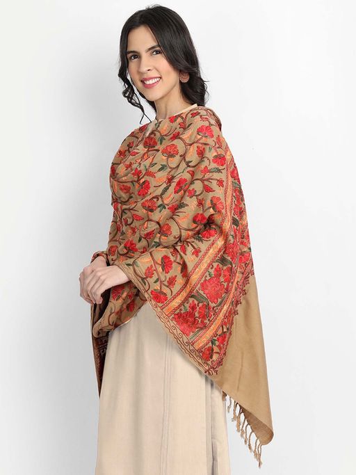 Hand Embroidery Shawl Pashtush Shawl Amazon Embroidery Buy