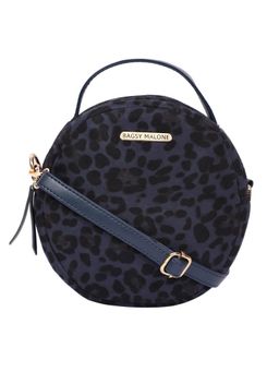 Bagsy Malone - Vegan Leather Animal Print Full Moon Sling Bag