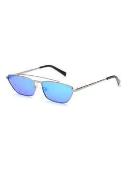 IRUS - Rectangular Silver Unisex Sunglass -IRS1030 C4