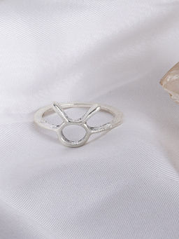 Joker and Witch - Taurus Zodiac Silver Ring